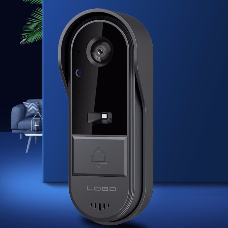HD Wireless Video Doorbell IP65 Waterproof Graffiti APP Remote Mobile Phone Monitoring Intercom Smart Doorbell M15