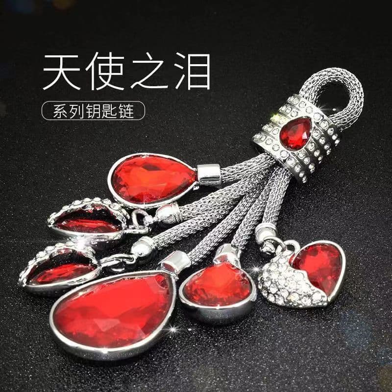 Exquisite Diamond Keychain Pendant High-End Women's Crystal Car Key Chain Pendant Bulk Source Manufacturer