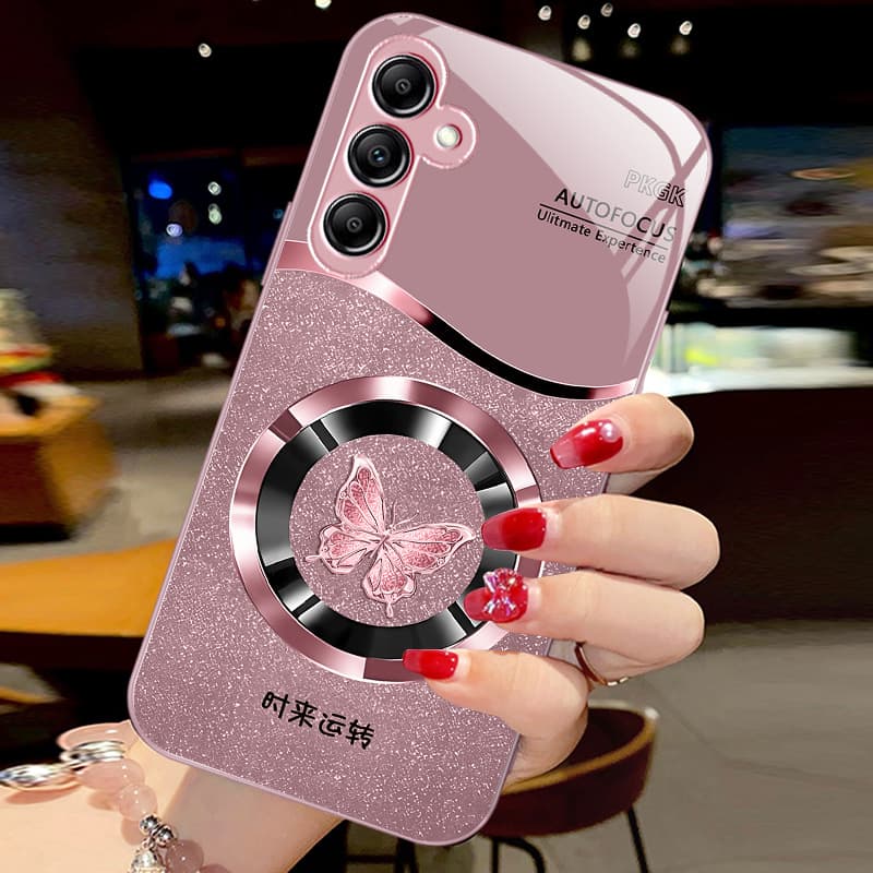 For Samsung A73 Case A70 Ring A21S Butterfly A54 Liquid A53 Fashion 10S Drop-proof A42 Full Coverage