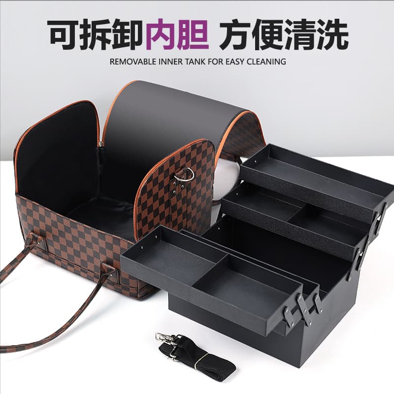 Wholesale Portable Makeup Case Nail Tattoo Tool Box Multi-Layer Cosmetic Bag Large Capacity Travel Professional Beauty
