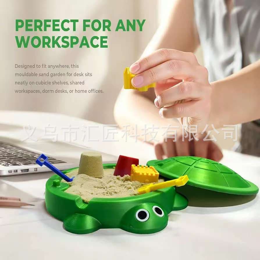 Mini Turtle Sandbox Turtle Sandbox Desktop Toy Stress Relief Gift Weekly Props