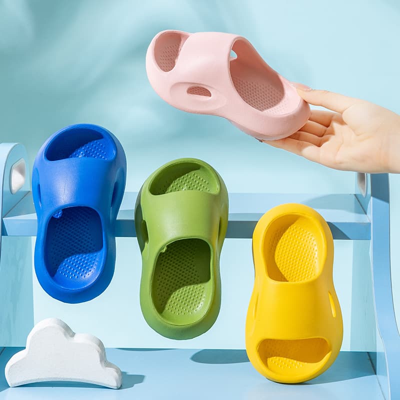 Summer anti-slip thickened cute girls' baby kindergarten boys' indoor children's slippers eva