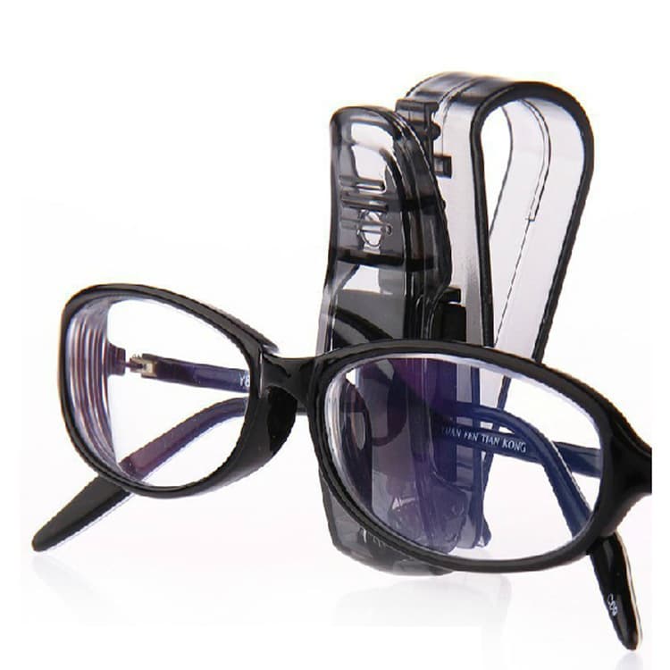 Car Eyeglass Clip, Multifunctional Sunglasses Holder, Car Eyeglass Case, Decorative Sun Visor Organizer Clip