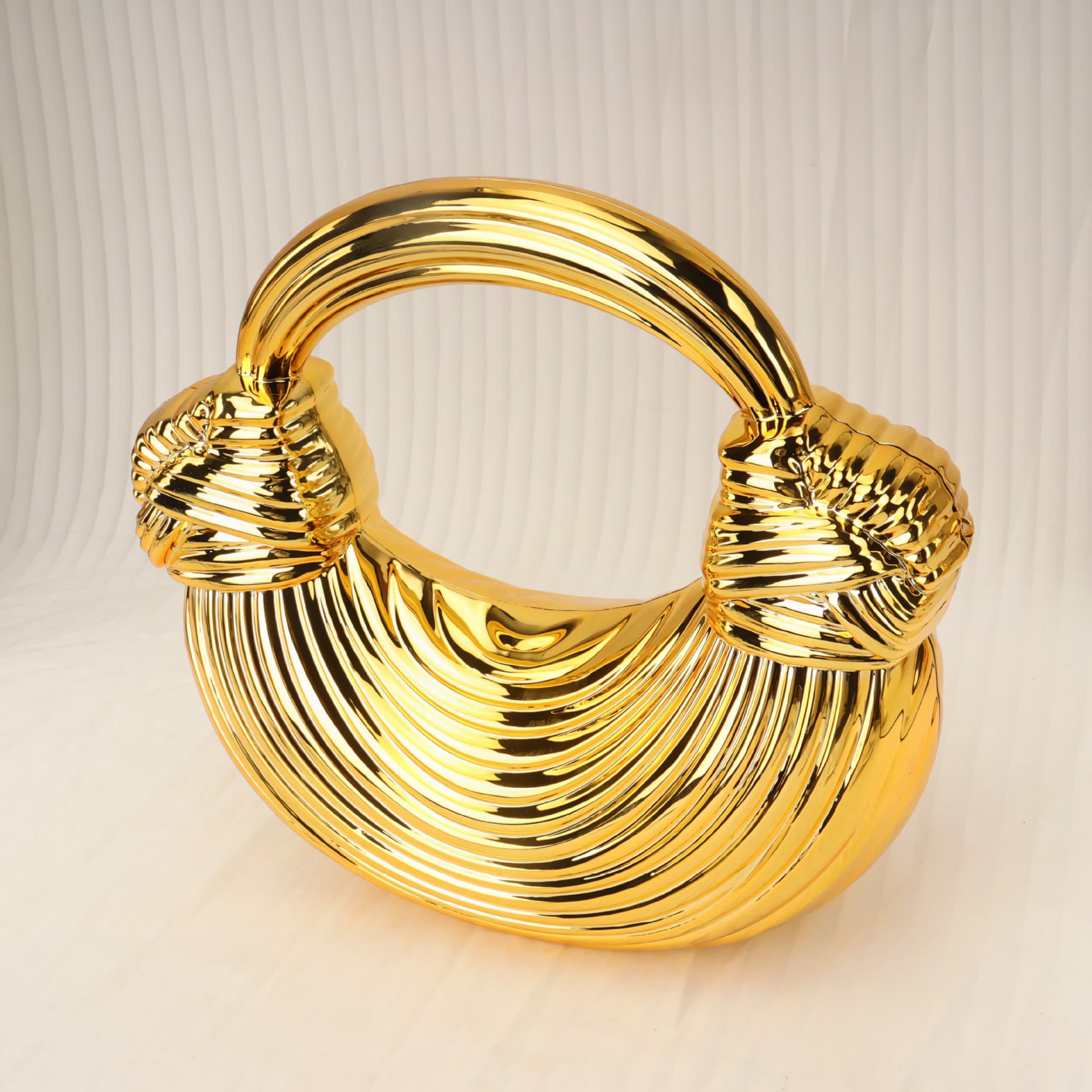 Acrylic Noodle Shape Clutch Shoulder Bag Evening Dinner Bag Individual Trendy Cloud Shape Handbag Magnetic Buckle Open Way
