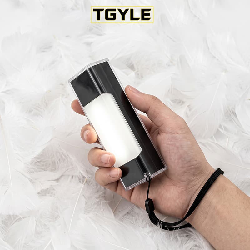 Outdoor emergency flashlight solar mini portable flashlight portable camping light hiking waterproof lighting