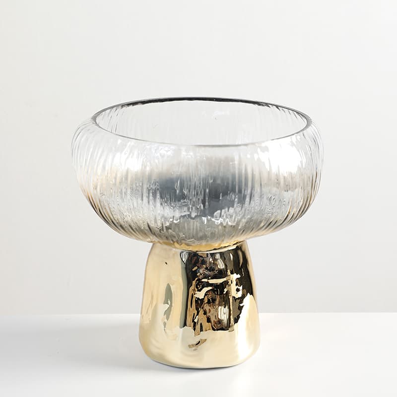 High-End Three-Piece Modern Glass Vase for Living Room Dining Table Decor