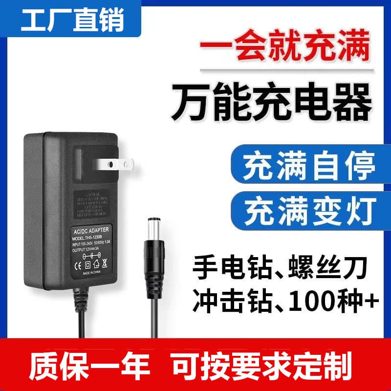 8.4V 12.6V 16.8V 21V 1A 2A Lithium Battery Charger Power Tool Charger Massage Gun Charger
