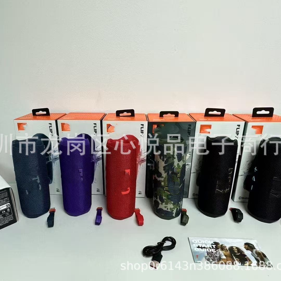 New Cross-Border JB Flip 7 Speaker, Kaleidoscope 6th Gen, Wireless Bluetooth Portable Outdoor Subwoofer 1.1
