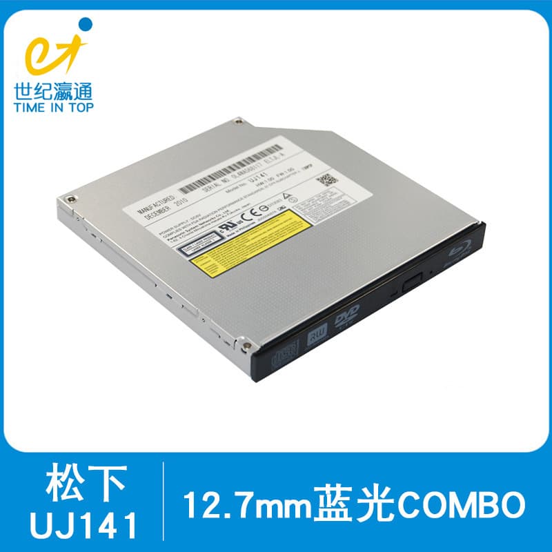 UJ141 Panasonic 6X Blu-ray Combo BD-ROM Blu-ray Drive, reads Blu-ray movie discs, burns DVDs