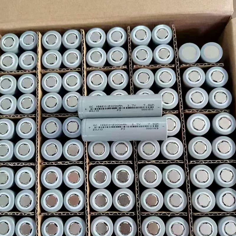 Factory wholesale 18650 power lithium battery 2000mah electric vehicle lithium battery 3.7v rechargeable lithium battery