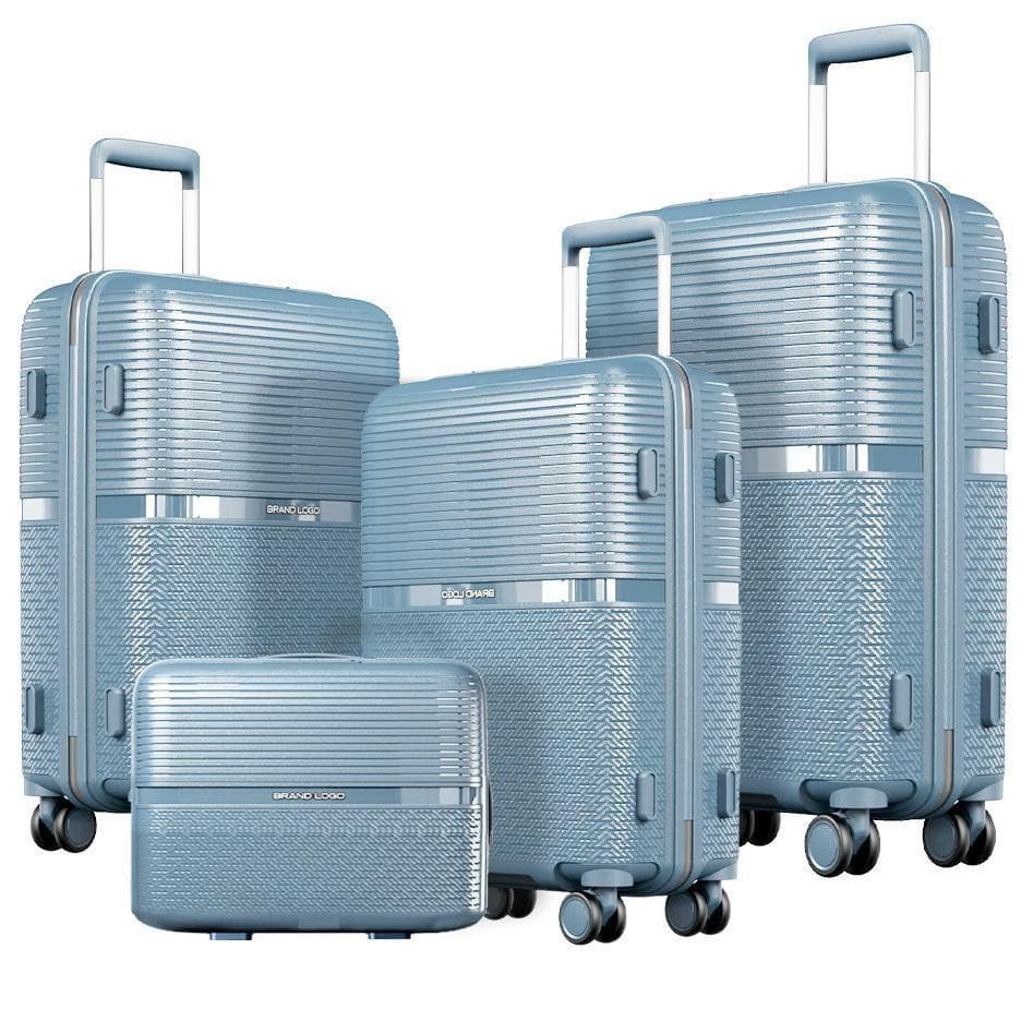 PP LUGGAG Export 14202428 32-inch 5-piece set trolley suitcase zipper Baigou, Baoding, Hebei