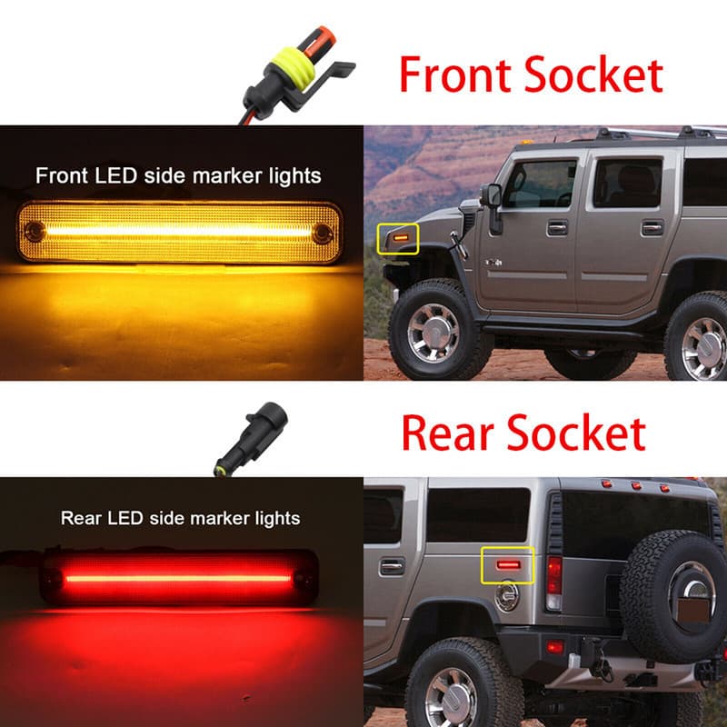 Hama H2 03-18 LED Front Fender Light Rear Fender Light Roof Light Turn Signal Side Light