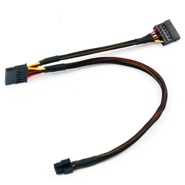 Mini 6-pin to Dual SATA Adapter for X3668 3650 3660 3268 Motherboard
