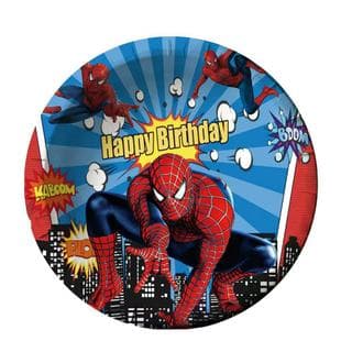 Marvel Spider-Man Series 7-inch 9-inch 10-Pack Children's Birthday Party Disposable Paper Plate Decoration Supplies