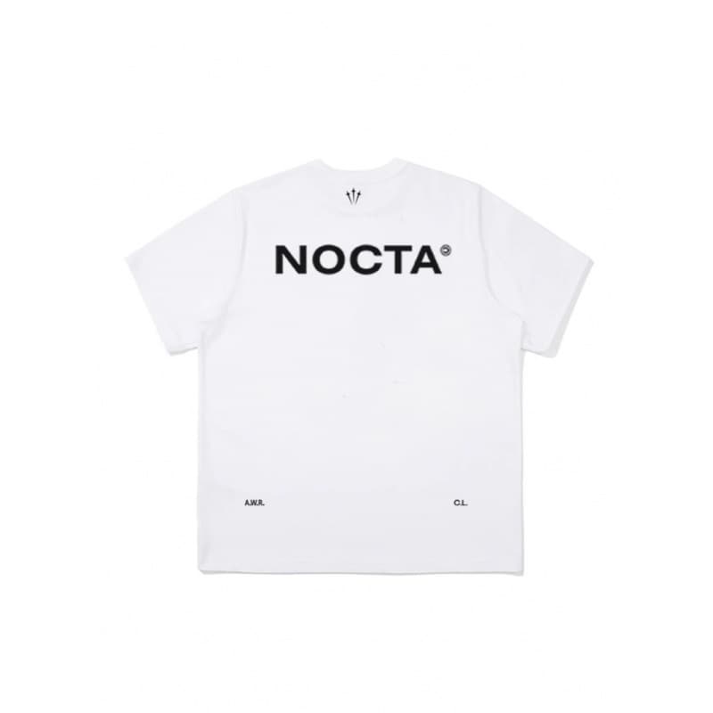 25SS Foreign Trade Spring/Summer Collaboration NOCTA Men's and Women's Short Sleeve T-Shirt 100% Pure Cotton Crew Neck Loose Outdoor Top