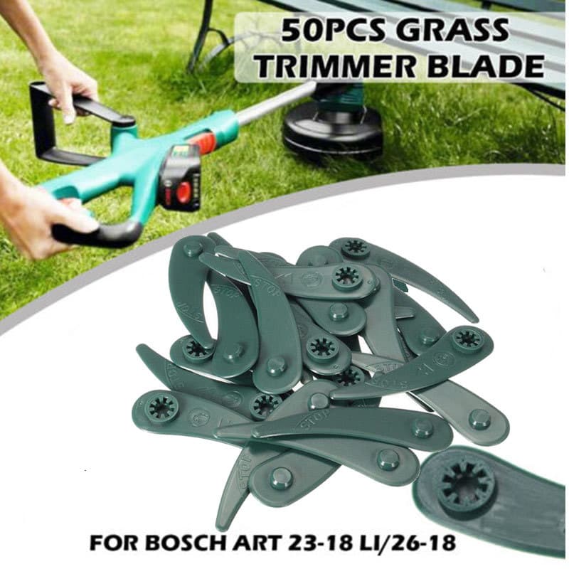 Home Lawn Mower Plastic Blade ABS Grass Cutting Blade Colorful Plastic Blade Compatible with Bosch Mowers