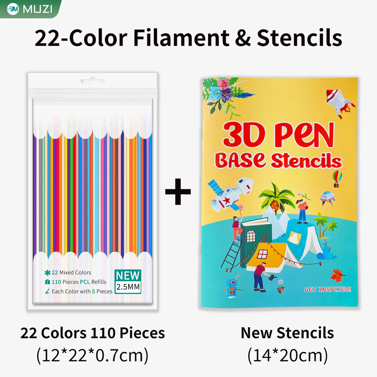 Cross-border supply of PCL2.5mm consumables 25 colors 30 colors low temperature 3DoodlerPCL consumables 3D printing pen