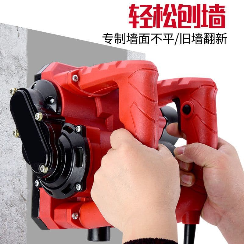 Wall Planer Wall Scraper No-Dead-Angle Wall Scraping Tool Rough Planer Concrete Renovation Putty Scraper Cement Polishing Dust-Free