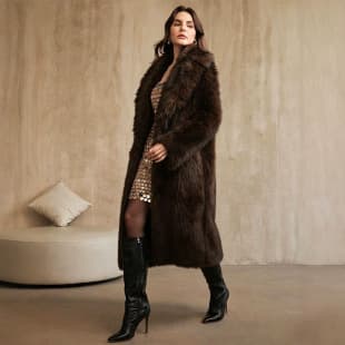 Plus Size Fur Coat Women Long Style Fox Fur Eco-Friendly Faux Fur Mink Fur European and American Style Coat