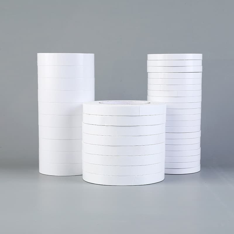 Hengying wholesale white thin double-sided tape, high-viscosity student handmade accessories, office stationery, double-sided tape
