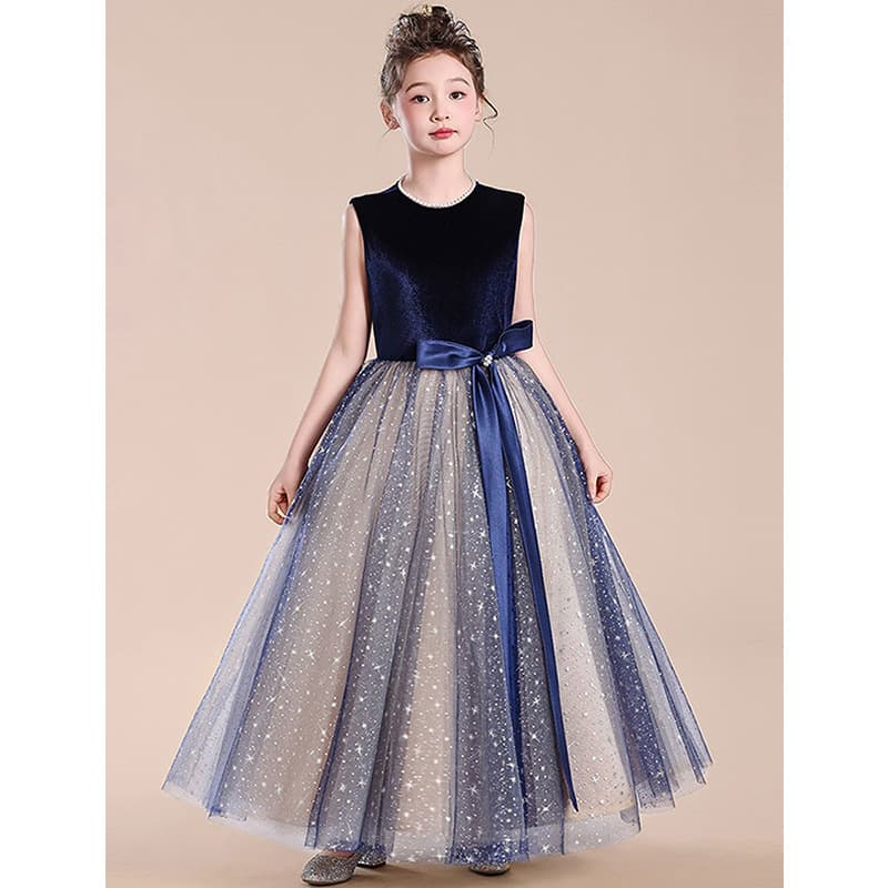 Children's Formal Dress for Girls Birthday Princess Dress Host Violin Catwalk Performance Choir Piano Concert Costume