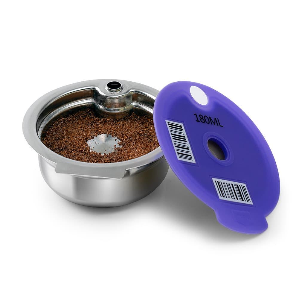 Compatible with Bosch Tassimo Machine Reusable Stainless Steel Coffee Capsule Shell Refill Filter