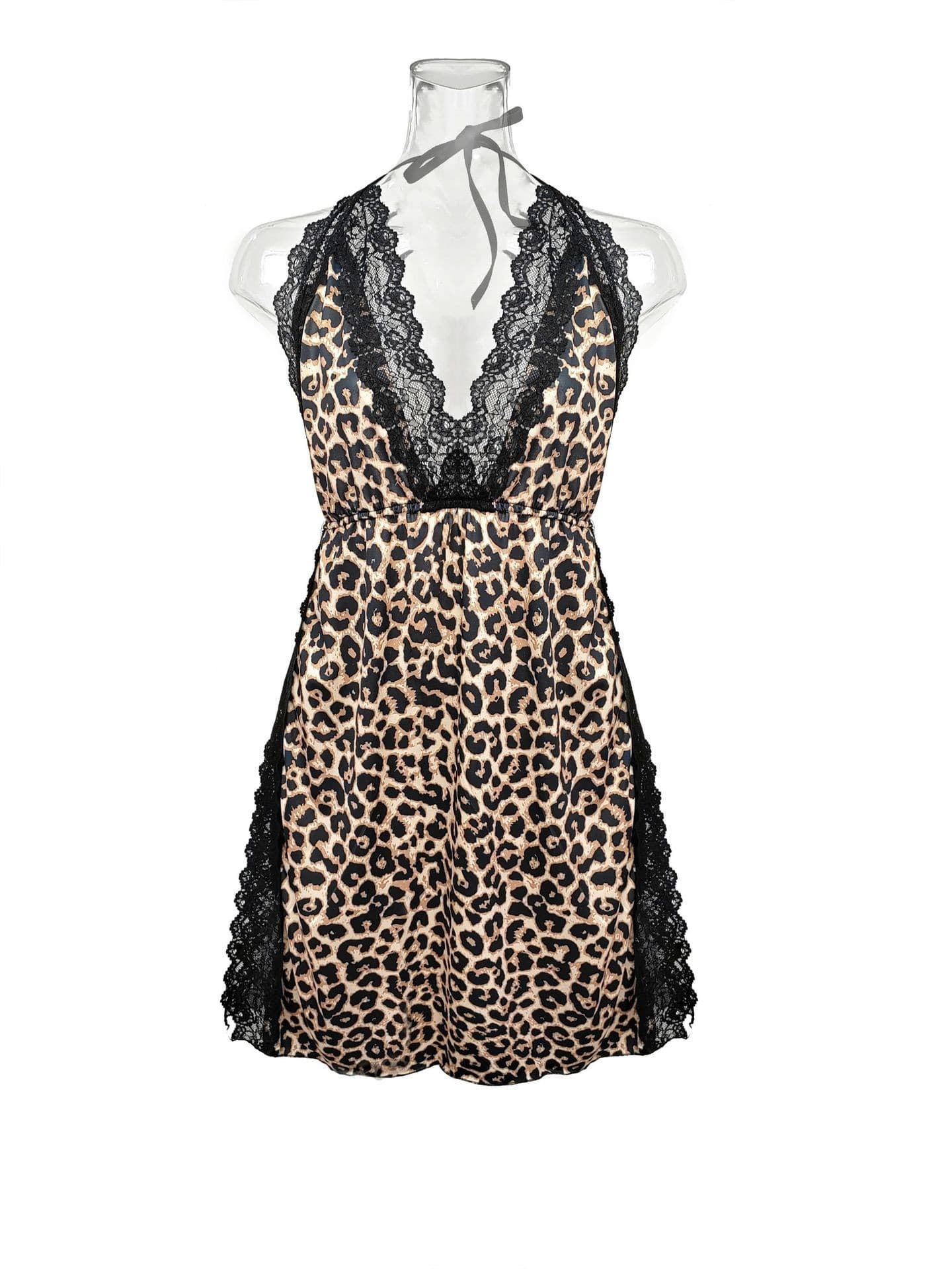 New Export Style European and American Sexy Lingerie Hot Selling Plus Size Backless Chemise Sexy Lace Chemise Spaghetti Strap Wholesale