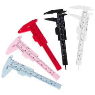 Plastic Vernier Caliper High Precision Mini Small Jewelry Walnut Student Measuring Tool Ruler