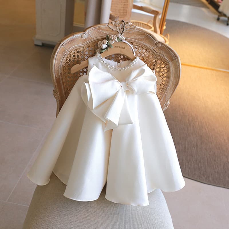 Little flower girl dress 2026 new girl's first birthday princess dress Korean style super fairy catwalk children's dress