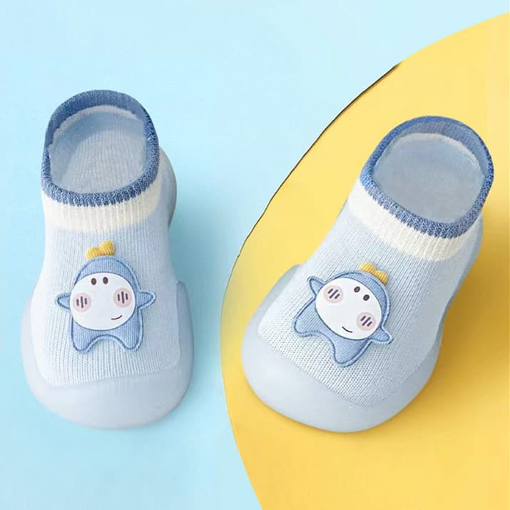Baby Walking Shoes for Spring and Summer, Soft-Soled Non-Slip Breathable Floor Sock Shoes for Indoor and Outdoor Use