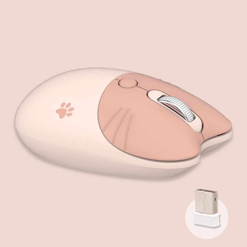 Motionsound M3 Wireless Mouse for Girls, Laptop Office Portable Silent Cute Design