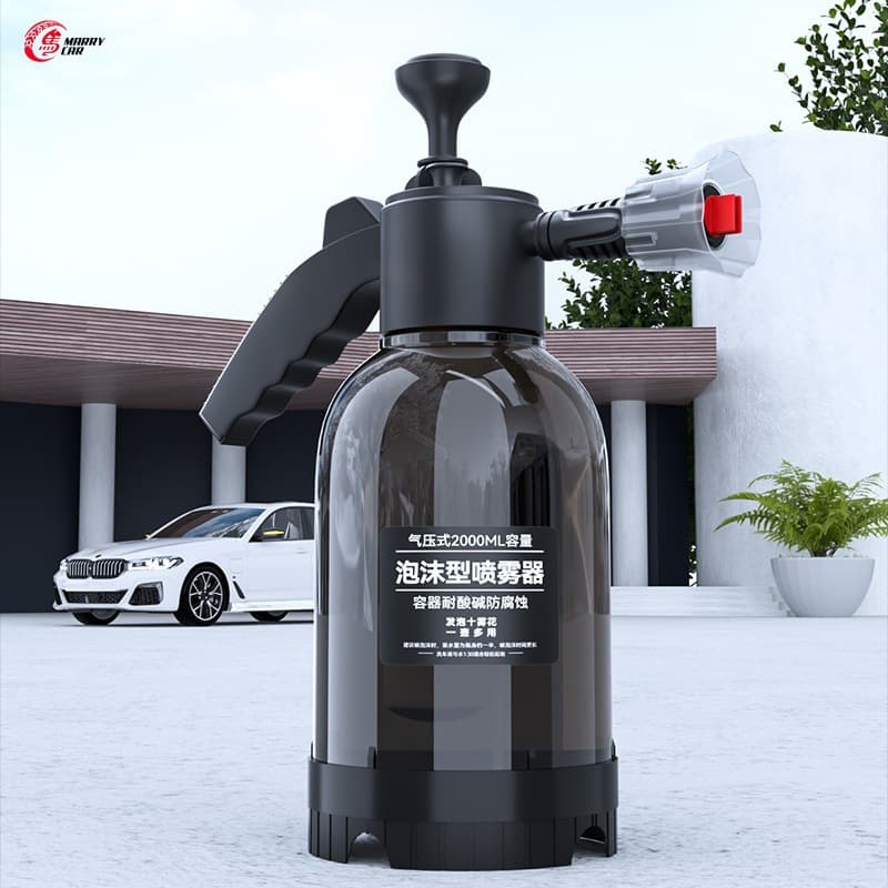 Multi-functional Car Wash Foam Spray Bottle Fan-shaped Super Strong Foam Type Water Bottle Sprayer For Home Car Use