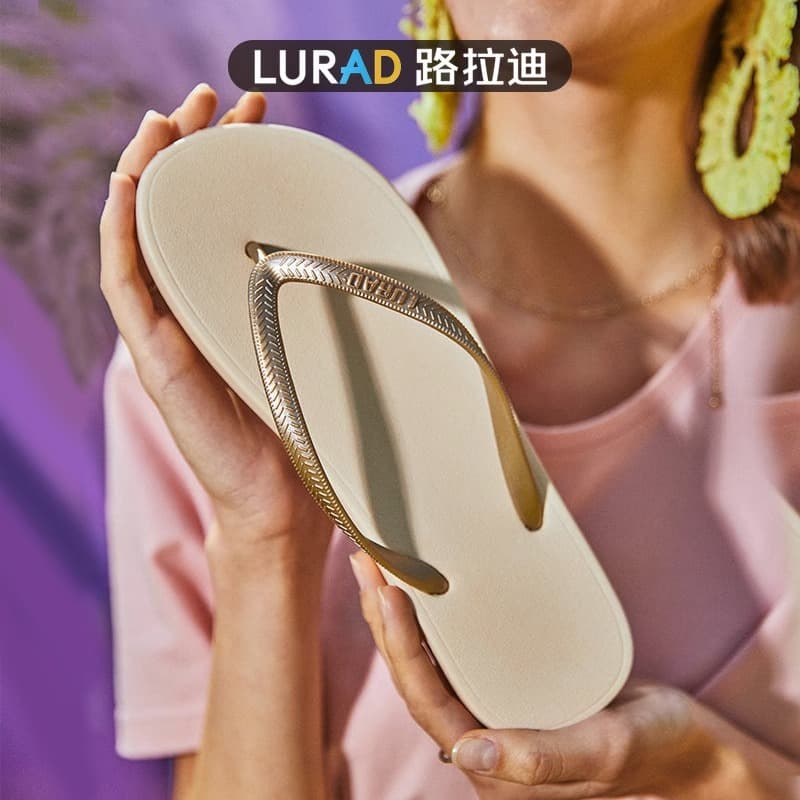 Flat Slippers For Women Comfortable Casual Shoes Solid Color Breathable Eva Material Anti-slip Sole Fashionable Versatile
