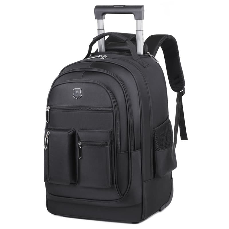 Large Capacity Double Backpack Strap Travel Bag for Men Casual Outdoor Oxford Cloth Lightweight Multi-Compartment Laptop Backpack