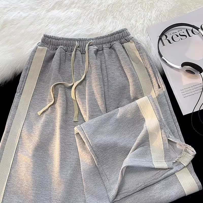 Trendy Sweatpants Casual Pants Men Women Loose Straight High Street Casual Long Pants 2026 Spring Autumn New Arrival
