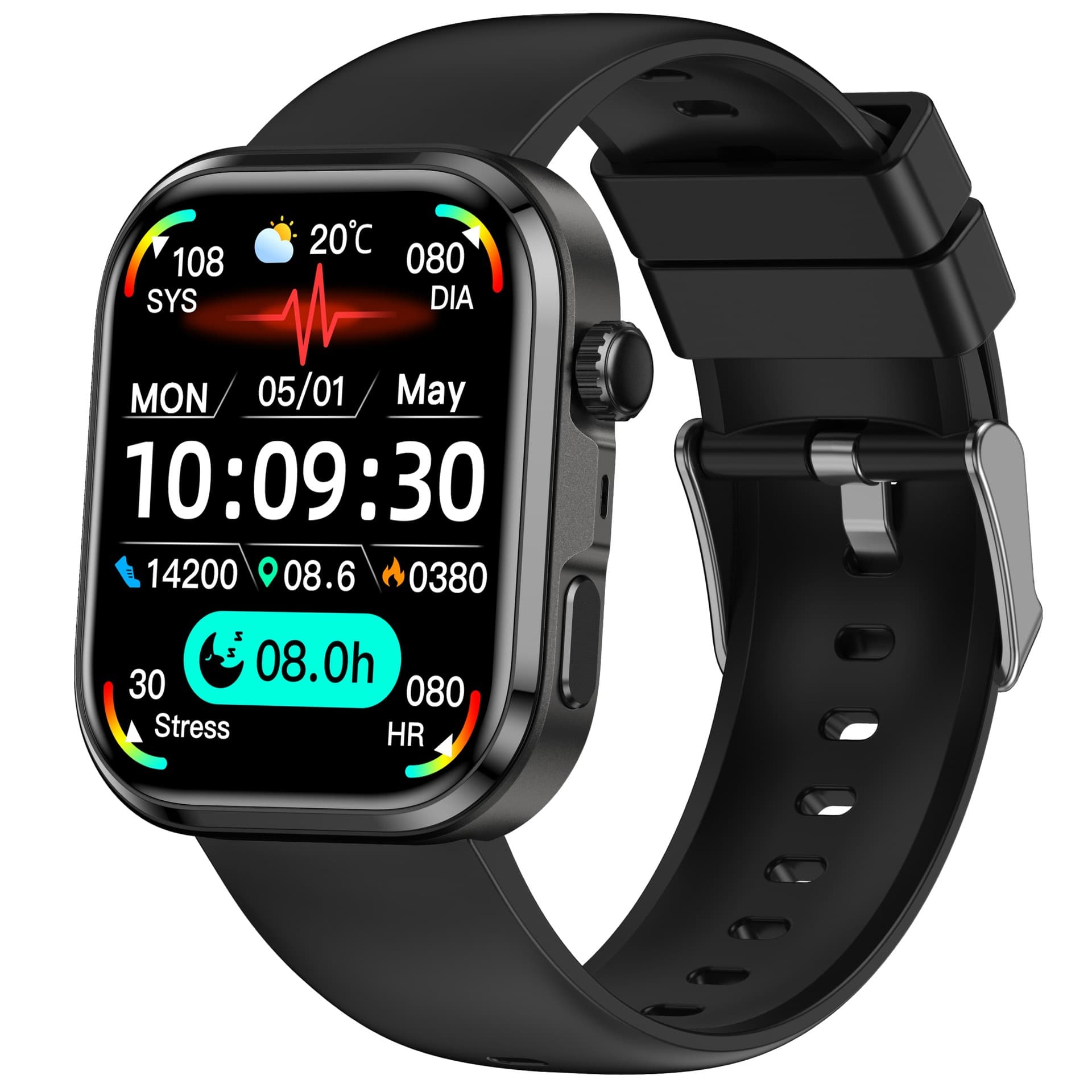 Cross-border new G47 smart watch, non-invasive blood glucose monitoring, Bluetooth call information push, multi-functional sports