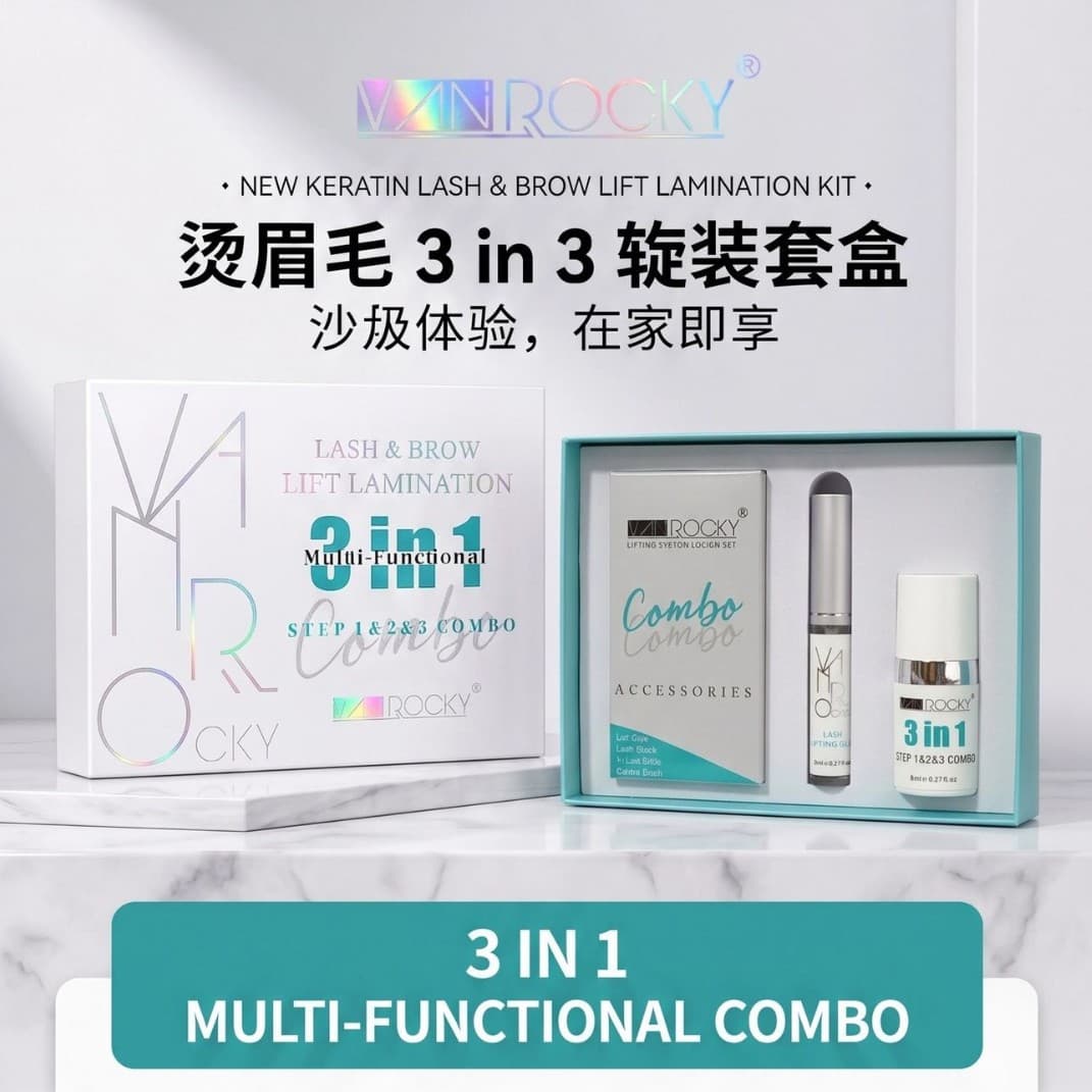 Cross-border Lash Lift Keratin Kit 3-in-1 Easy Eyelash Perm Kit Lash Lift Kit