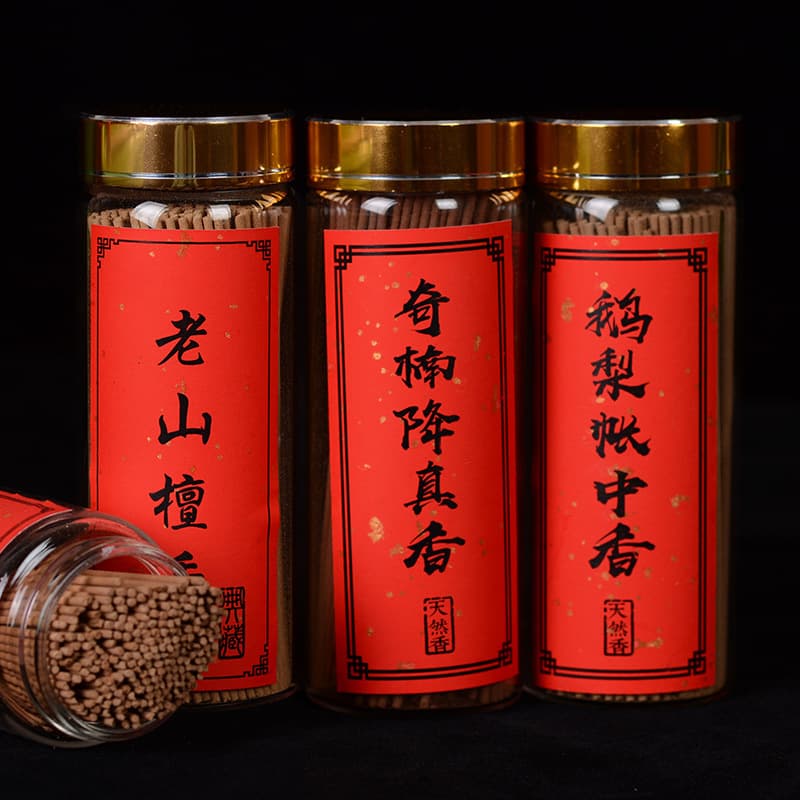 Old Mountain sandalwood, Jiangzhen incense sticks for home indoor use, pear blossom tent incense, room odor removal, yoga and meditation.