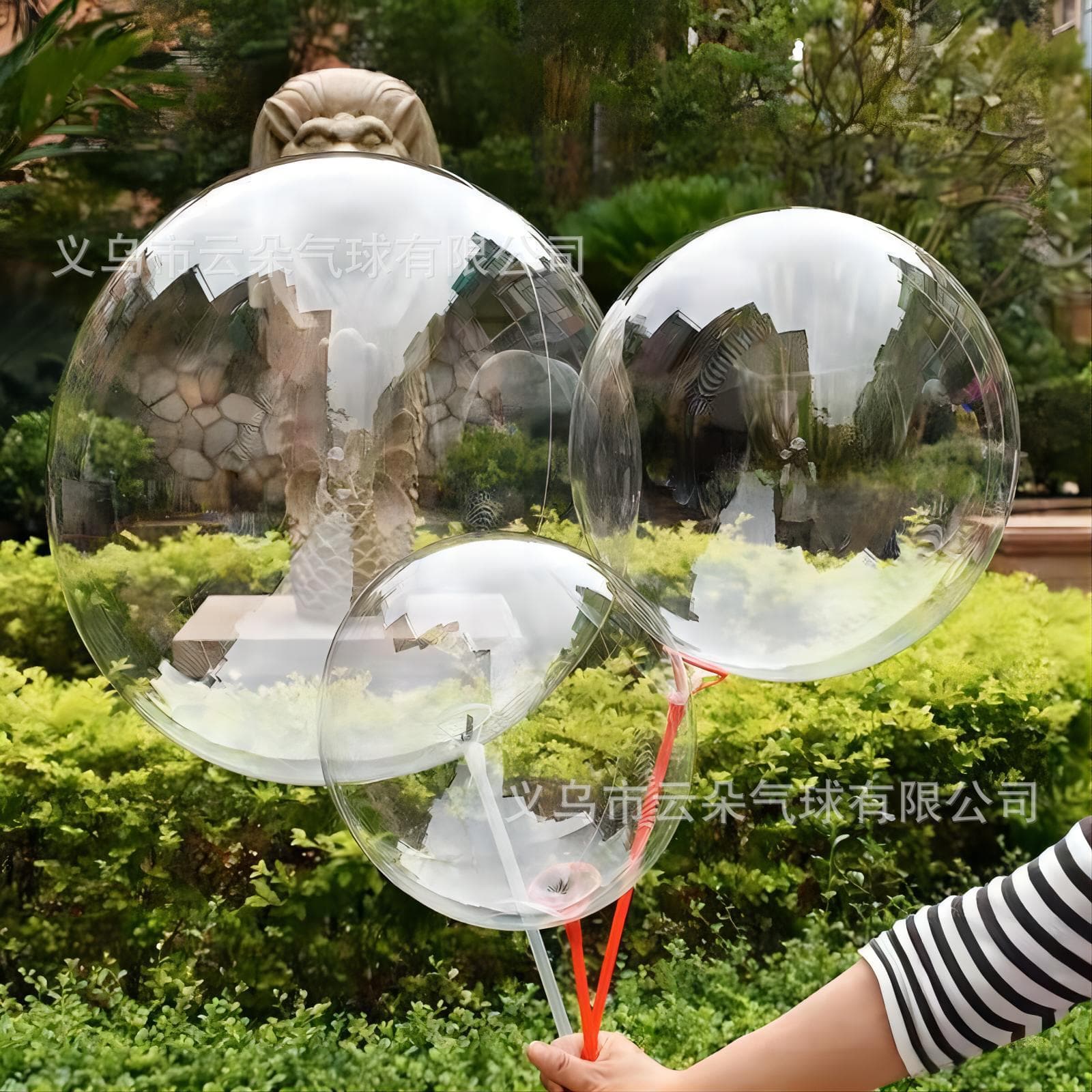Cross-border Bubble Ball Non-stretch High Transparency Balloon Skin Multiple Sizes 20in 24in Bouquet Balloon Supports Printing Cartoon