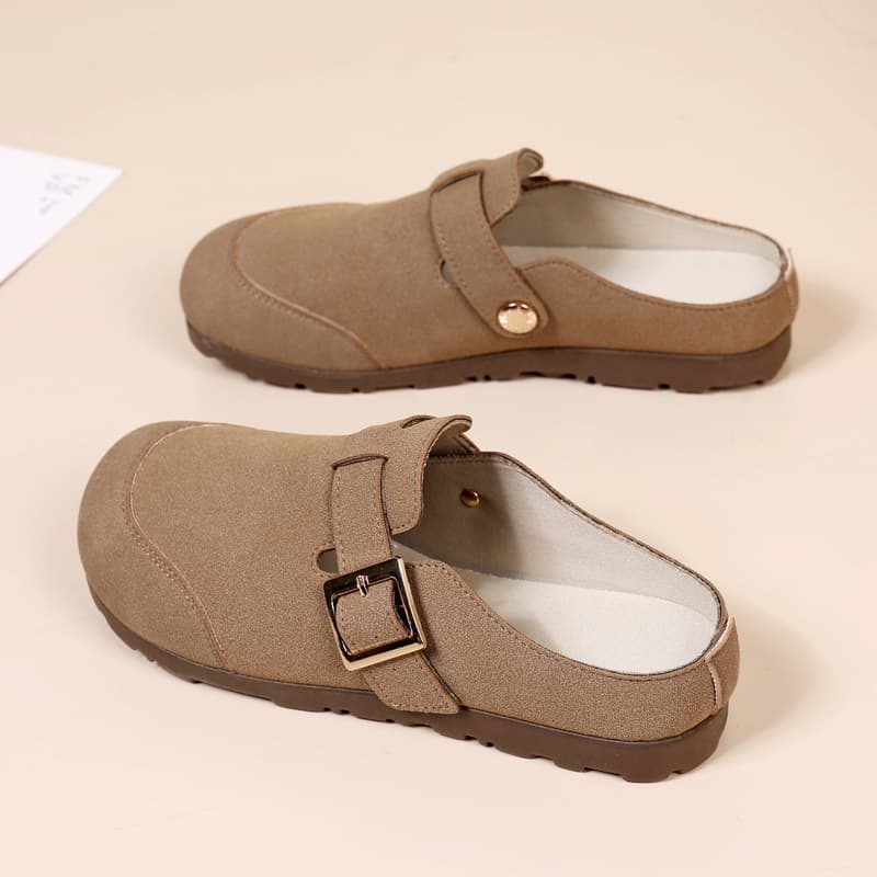 Women's New Spring Birkenstock Half Slippers, Unique Design, Ugly-Cute Flat Lightweight Casual Shoes
