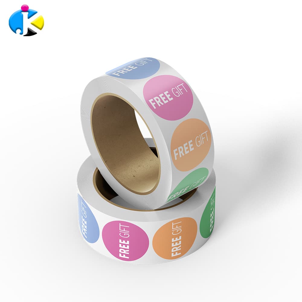 Hot Sale Wholesale Roll Sealing Stickers FREE GIFT Decorative Stickers Adhesive Labels
