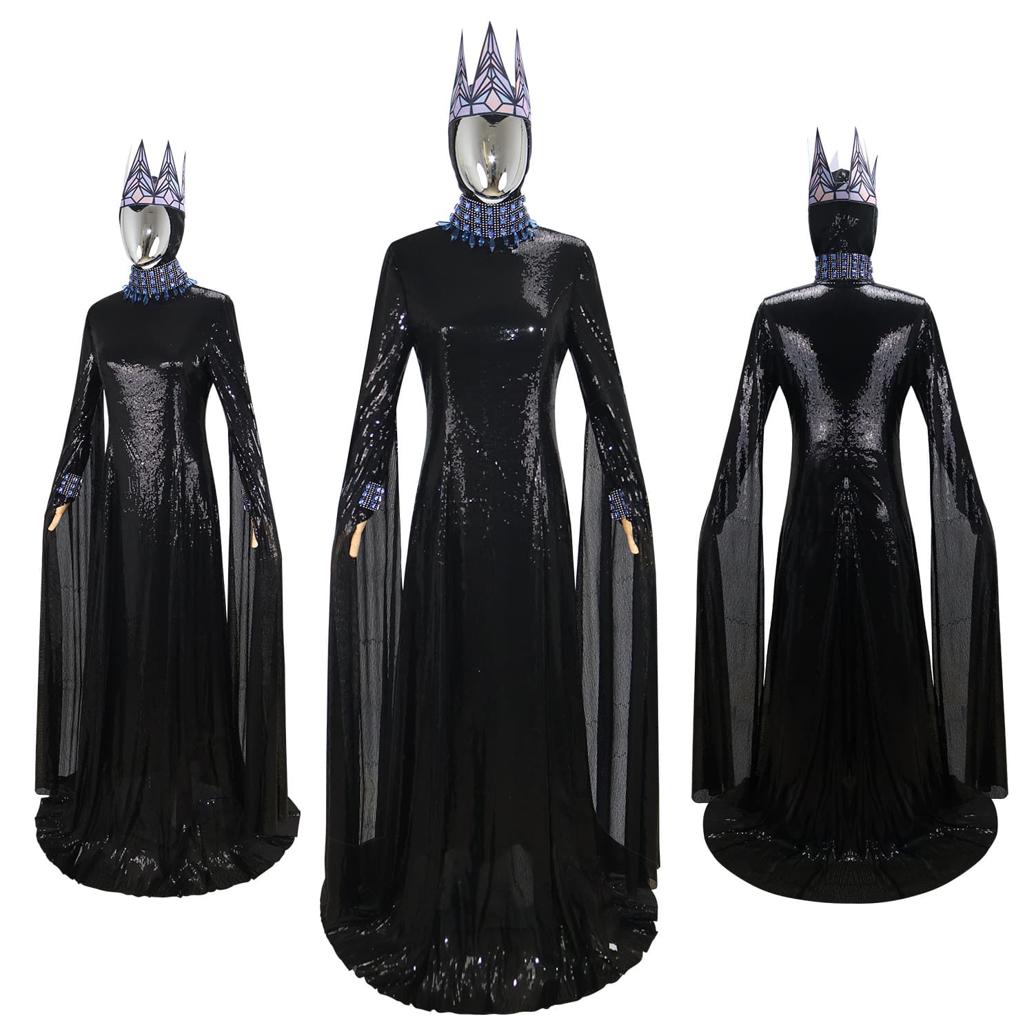 Snow White Poison Queen cosplay Evil Queen Halloween stage performance set movie same dress