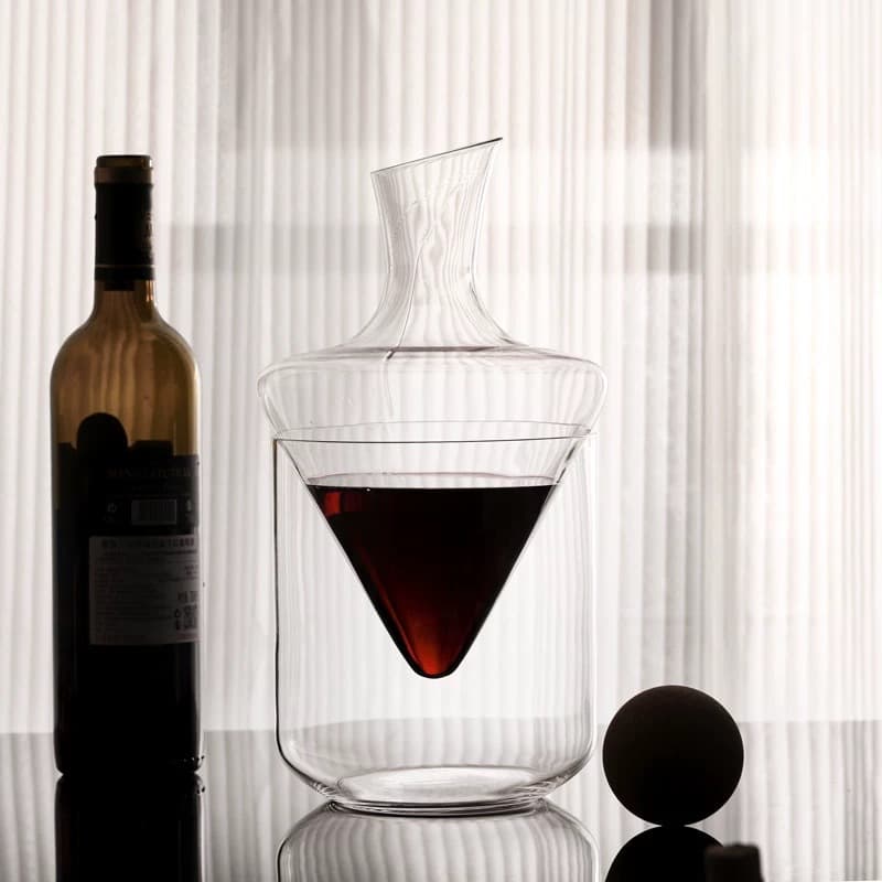 Chilled wine decanter household wine rapid decanter sake wine container heat-resistant warm wine jug red wine decanter