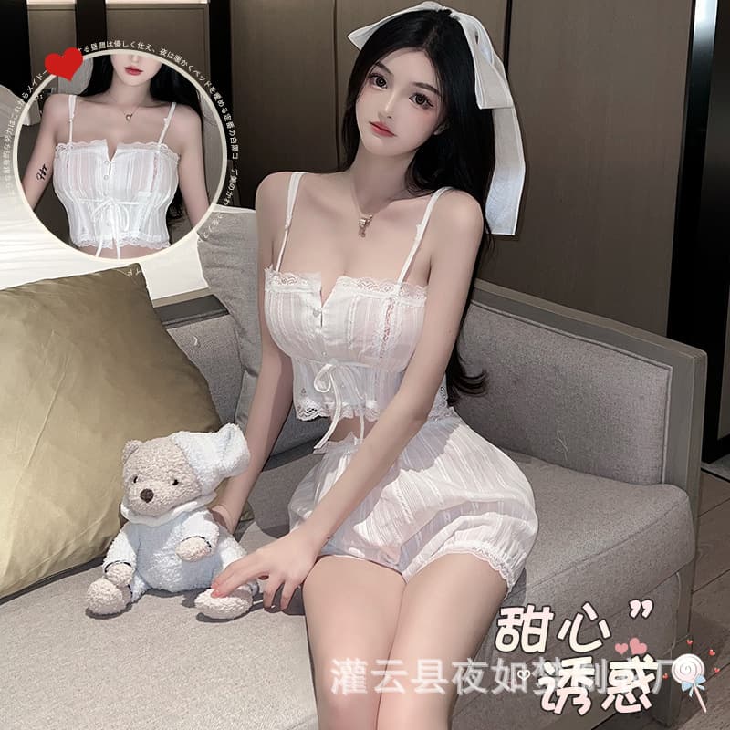 New Sexy Underwear Sling Wrap Chest Pajamas Lace Portrait Underwear Sexy Home Clothes Generation Hair
