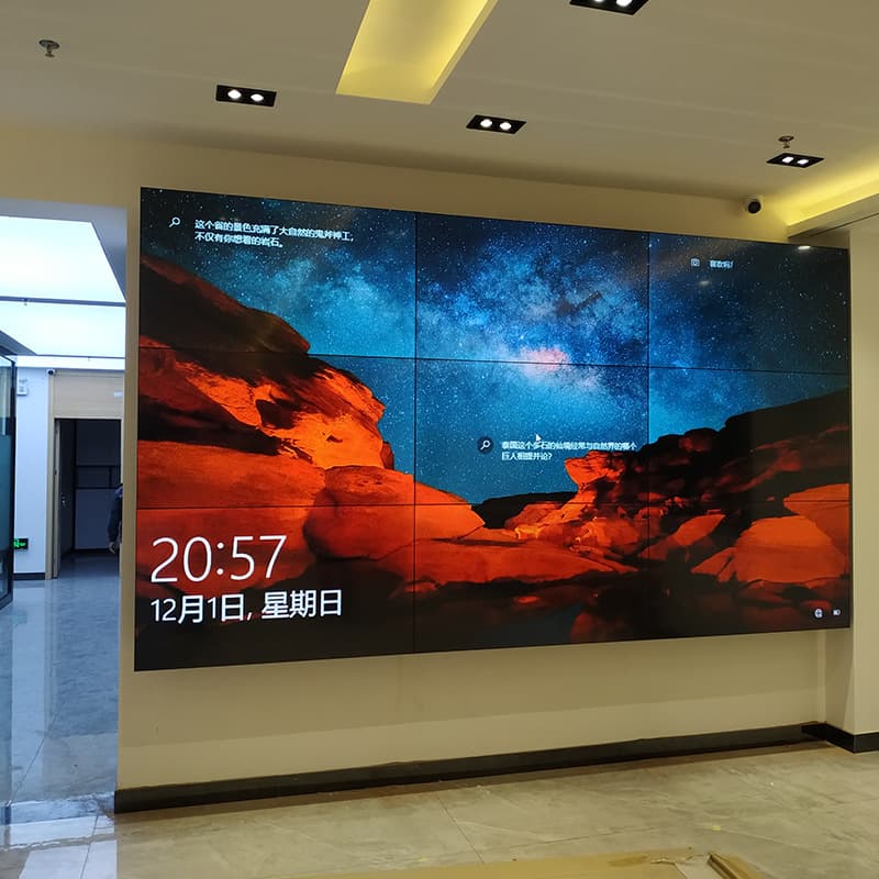 HD Video Wall Display 46 55 65-inch Seamless LCD TV Wall LED Screen BOE 100-200 inch