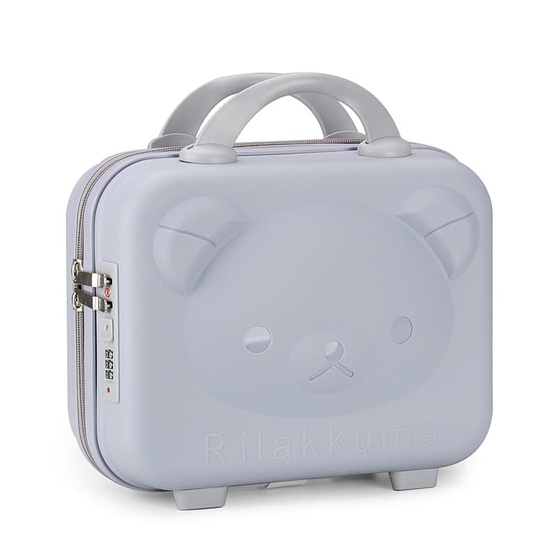 Bear Makeup Case Gift Box Handheld 14-Inch Mini Suitcase Cartoon Portable Lock Box Travel Case