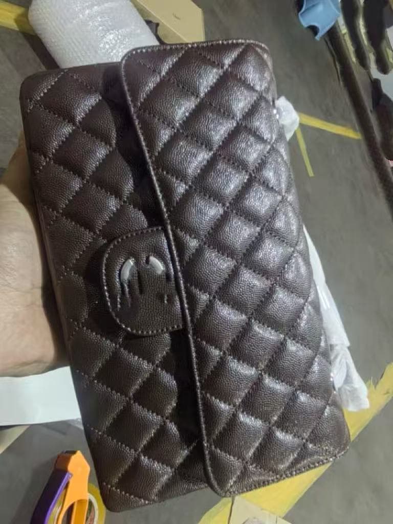 2025 New Women's Chanel-Style Diamond Quilted Chain Bag, High-End Niche Versatile Shoulder and Crossbody Bag
