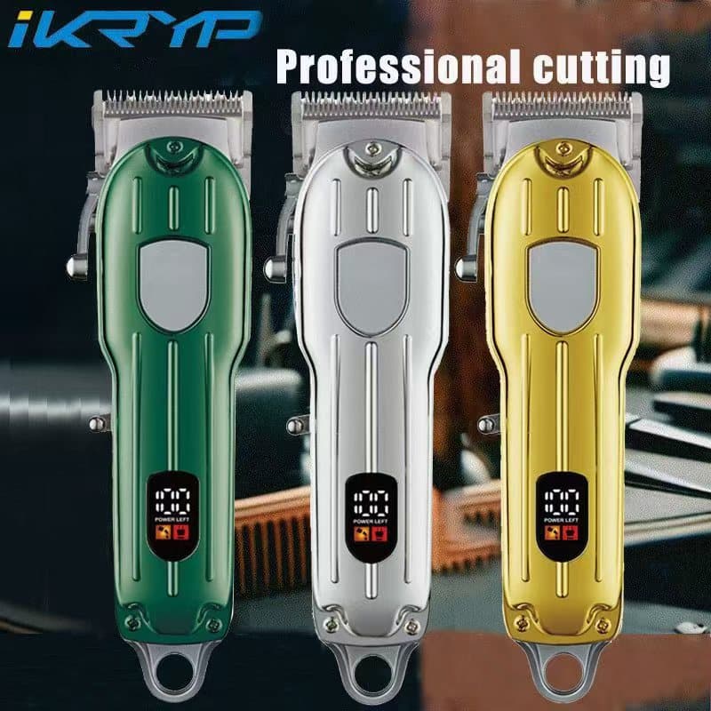 Cross-border Hot Sale Men's Professional Hair Clipper, Rechargeable Automatic Buzz Cut Electric Hair Trimmer Tool