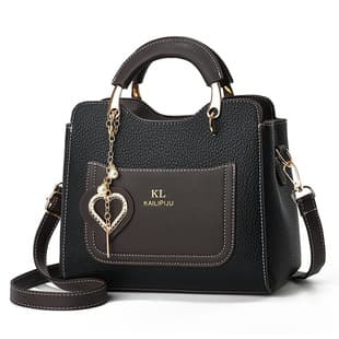 New Fashion Cross-Border Contrast Color Stitching Trendy Women's Bag Premium Large Capacity Single Shoulder Bag Crossbody Bag Handbag Women