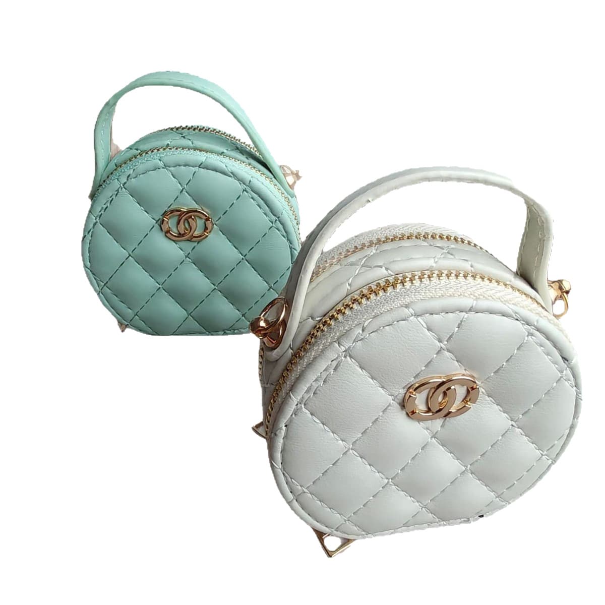 New Versatile Fashion Chain Mini Round Bag Cute Mini Bag Shoulder Crossbody Lipstick Bag Mini Bag